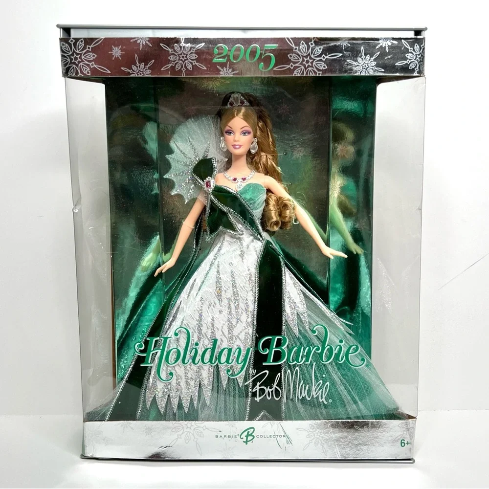 Barbie | Toys | 205 Holiday Barbie By Bob Mackie Emerald Green | Poshmark